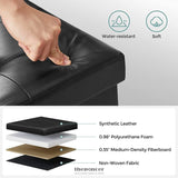 SONGMICS 110CM FOLDING STORAGE OTTOMAN BENCH WITH FLIPPING