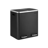 SONGMICS KITCHEN BIN 2 X 15 L STEEL RUBBISH