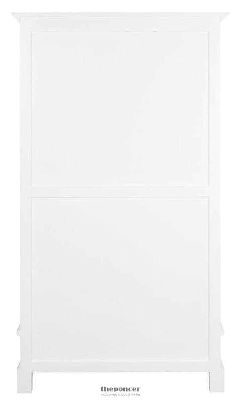 TASMANIA 2 DRAWER BOOKCASE (WHITE)