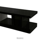 TV CABINET WITH 2 STORAGE DRAWERS WITH HIGH GLOSSY