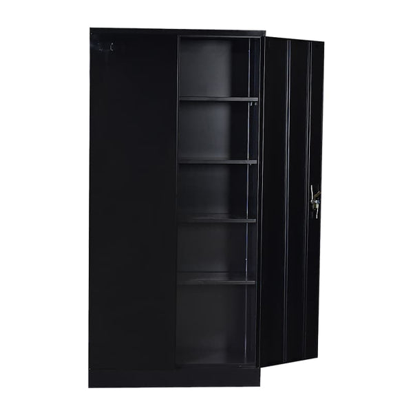 TWO - DOOR SHELF OFFICE GYM FILING STORAGE LOCKER CABINET