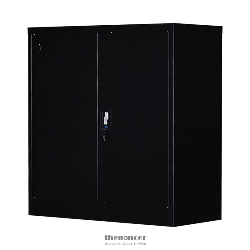 TWO-DOOR SHELF OFFICE GYM FILING STORAGE LOCKER CABINET SAFE