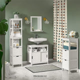 VANITY UNIT BATHROOM FURNITURE WHITE