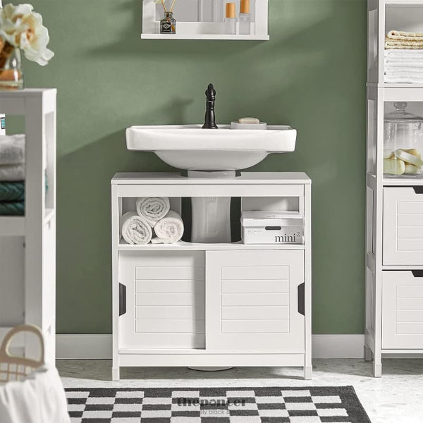 VANITY UNIT BATHROOM FURNITURE WHITE