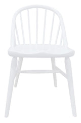 VERA SOLID OAK DINING CHAIR - SET OF 2 (WHITE)