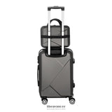 WANDERLITE 2PC LUGGAGE 12’ 20’ TROLLEY TRAVEL SUITCASE