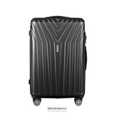 WANDERLITE 3PC LUGGAGE TROLLEY SET SUITCASE TRAVEL TSA HARD