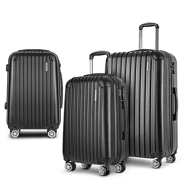 WANDERLITE LUGGAGE SET 3PC 20’ 24’ 28’ SUITCASE