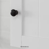 WHITE WALL CABINET WITH DOOR 40X52CM